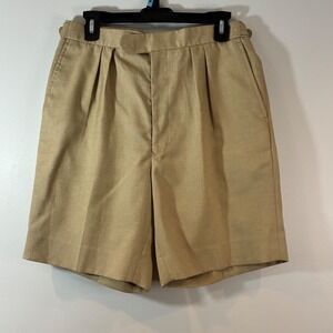 Islander Linen Blend Shorts Men's 34 The English‎ Sports Shop Pleated Casual